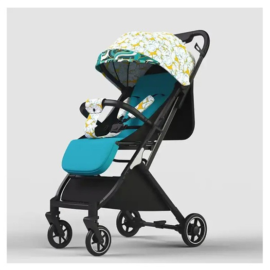 Best-selling high quality multi-functional foldable one-button retractable portable five-point seat belt Child stroller