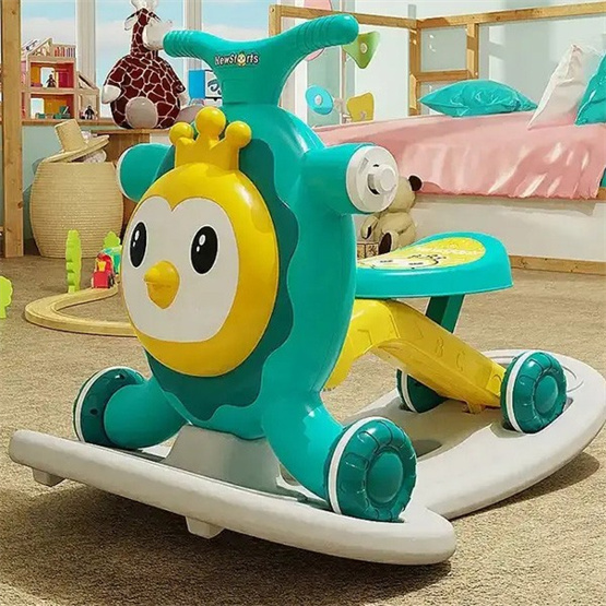 Affordable baby walker trolley with rocking chair function 4-in-1 multi-functional retrofit baby walker