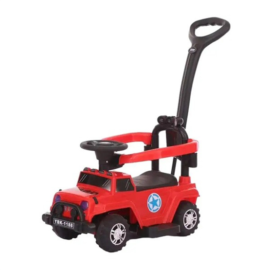 Hot-selling high-end children's outdoor riding toys with guardrail and push-back handle children's scooters
