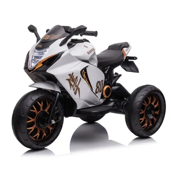 2023 Factory hot sales integrated control non-slip handle can remote control children's charging motorcycle