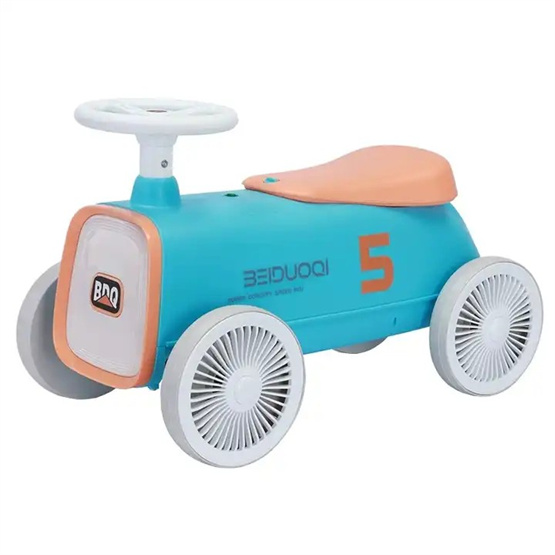 Factory hot sales simulation steering wheel anti-rollover streamlined design seat Children twist car