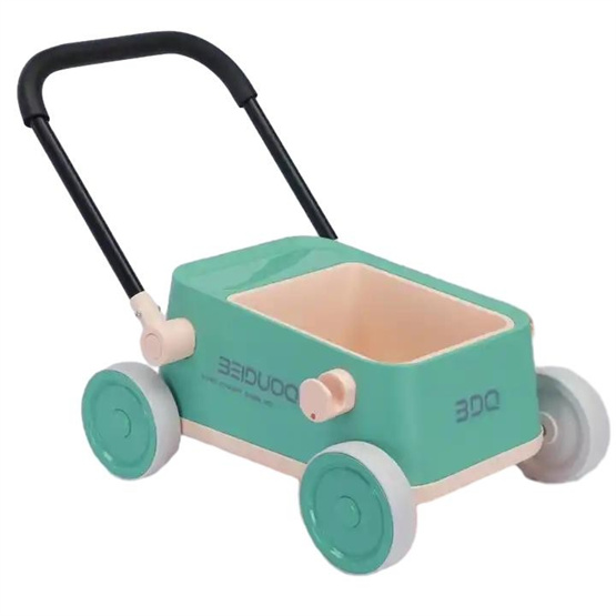Multifunctional oversized storage box front and rear wheel damping design push-handle foldable toddler Baby walker