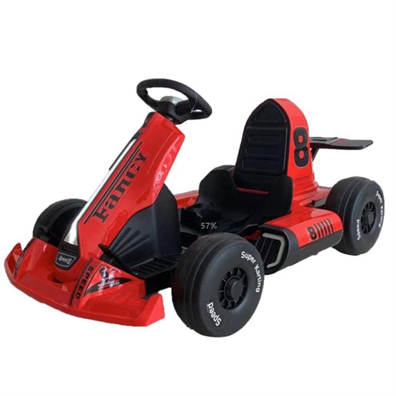 Safety anti-rollover low center of gravity design with Bluetooth multimedia early education function Electric go-kart for kids