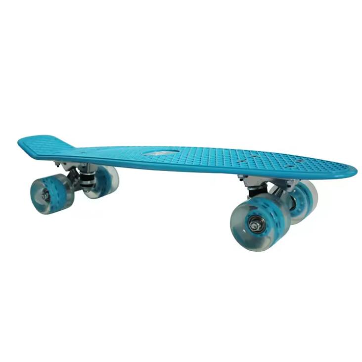 Complete Mini Skateboard with Flashing Light Wheels for Beginners Youths Boys Kids
