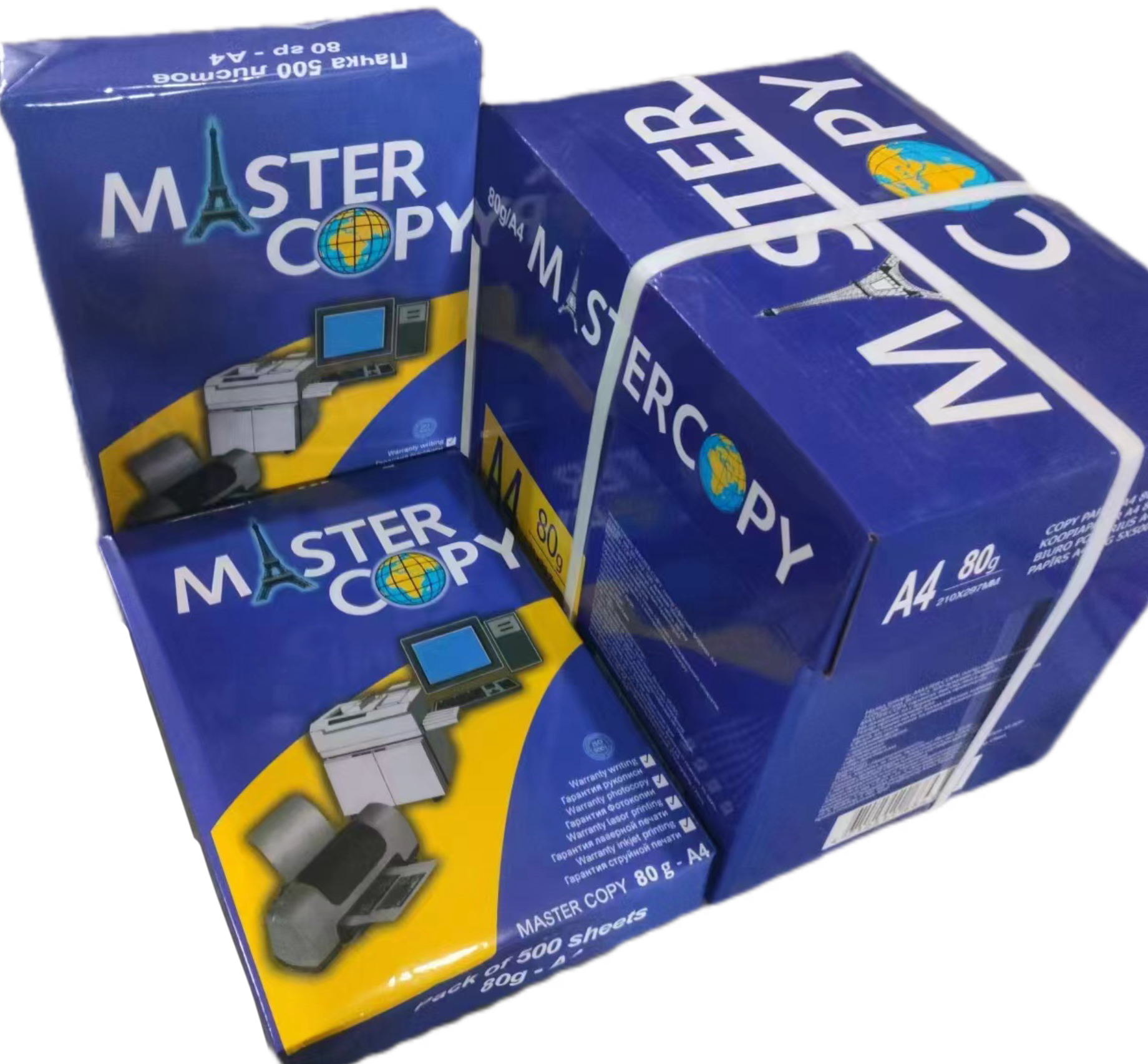 The manufacturer's wholesale quality office uses A4 paper